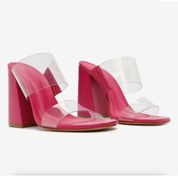 Schutz Victorie High Block Slide Sandal - Picture 3 of 4